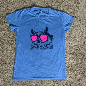 The Rosebuds vintage band tee Ray-ban owl
